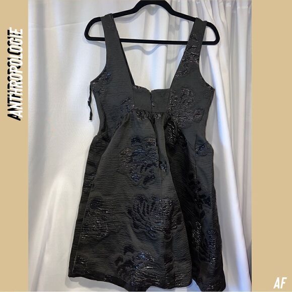 ANTHROPOLOGIE MAEVE BLACK COCKTAIL DRESS NEW SIZE 6 - Picture 6 of 7